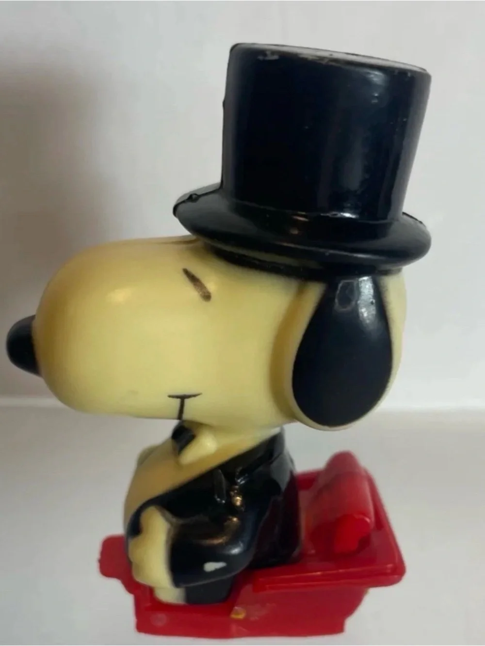 Vintage Snoopy Plastic Figure From 1950s Hong Kong Car PLEASE READ Snoopy Only